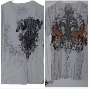 🌺Men's White Graphic T-Shirt